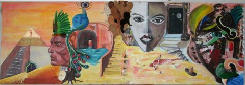 Mokili - Peinture - Karine Wittig Mokili - Peinture - Karine Wittig