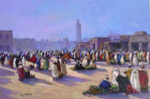 Voir cette oeuvre de krich med: place jamaa lafna à marrakech