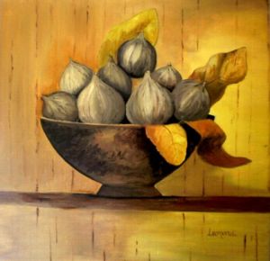 Peinture de emilie leonardi: Coupe de figues
