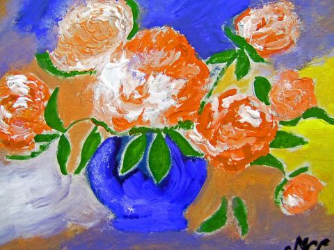 BOUQUET DE PIVOINES - Peinture - LODYA BOUQUET DE PIVOINES - Peinture - LODYA