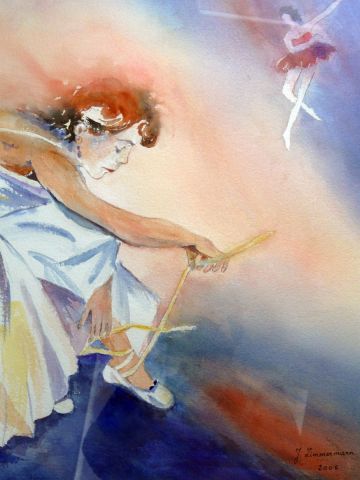 danseuse - Peinture - Joanna Zimmermann