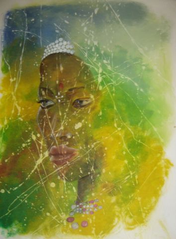 Mystère Africain - Peinture - Aureoline