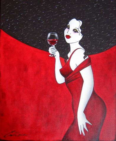 Rouge - Peinture - Ah Tatieva Rouge - Peinture - Ah Tatieva
