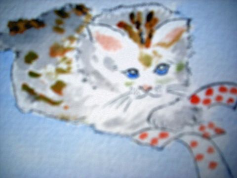 THE CAT - Peinture - LODYA