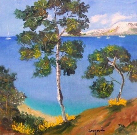 La Calanque - Peinture - emilie leonardi
