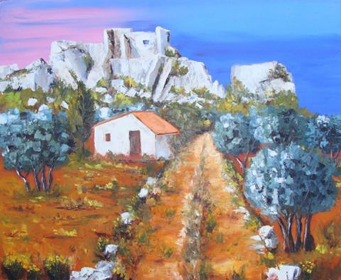 Les Baux de Provence - Peinture - Lifa
