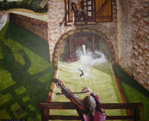 La truite de Schubert - Peinture - LAFFITTE Jacky La truite de Schubert - Peinture - LAFFITTE Jacky