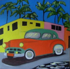 Peinture de DAJ: ambiance cubaine