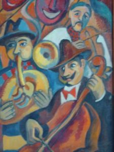 Voir cette oeuvre de Olga Karacik: Musiciens