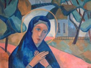 Voir cette oeuvre de Olga Karacik: La mère de Jésus