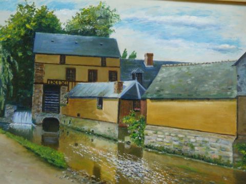 le moulin de Roy-Boissy - Peinture - michel lenglet