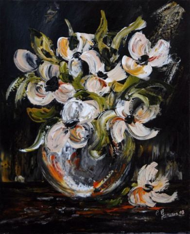 Bouquet du bonheur - Peinture - Catherine GARCERAN