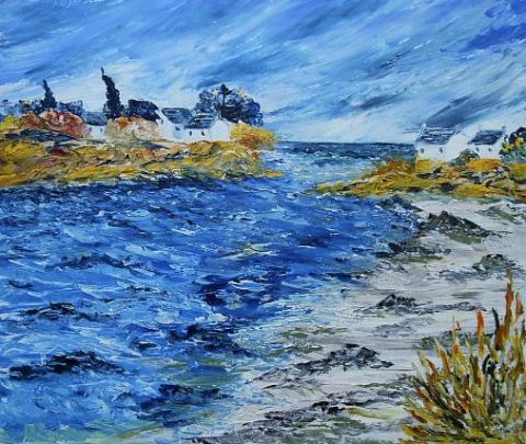 Chenal en Bretagne - Peinture - Catherine GARCERAN Chenal en Bretagne - Peinture - Catherine GARCERAN
