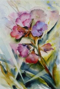 Peinture de Veronique Piaser-Moyen: Petites fleurs - Pulsatiles