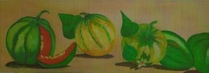 Peinture de emilie leonardi: Les Melons
