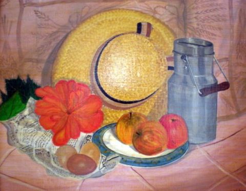 LA LAITIERE - Peinture - ALAIN FAURE LA LAITIERE - Peinture - ALAIN FAURE