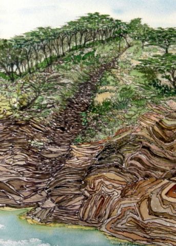 L'artiste ALAIN FAURE - SENTIER DU LITTORAL L'artiste ALAIN FAURE - SENTIER DU LITTORAL