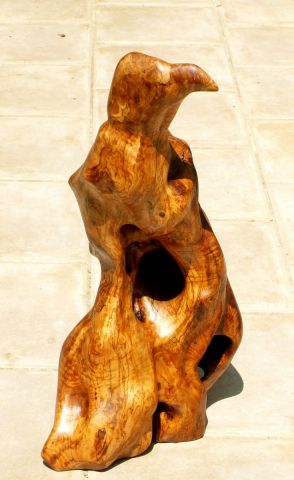 oiseau souche - Sculpture - brandicourt