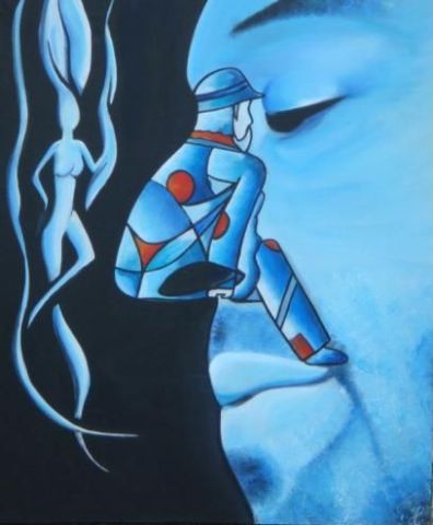 Gainsbourg - Peinture - Heidi Goemaere Gainsbourg - Peinture - Heidi Goemaere