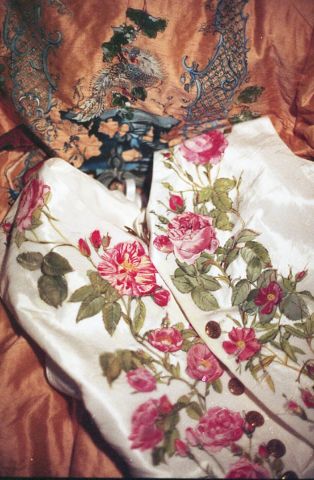 Tissus peints à la main - Art textile - Patrice Louis Tissus peints à la main - Art textile - Patrice Louis