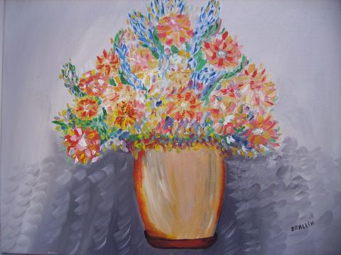le bouquet - Peinture - drallih