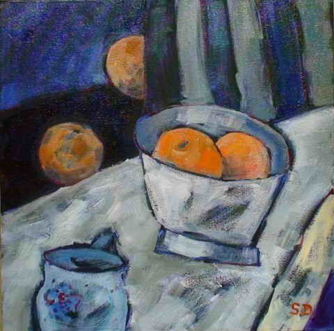 Oranges - Peinture - Da Svetlana DIMONT