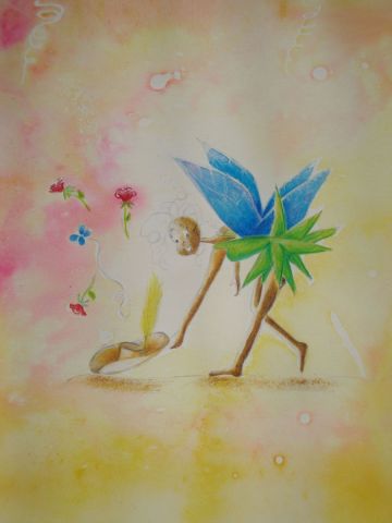 le chapeau à la plume d'or - Peinture - rosyline3 le chapeau à la plume d'or - Peinture - rosyline3