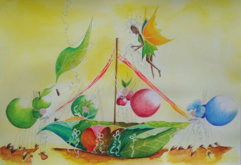 Le voilenciel - Peinture - rosyline3 Le voilenciel - Peinture - rosyline3