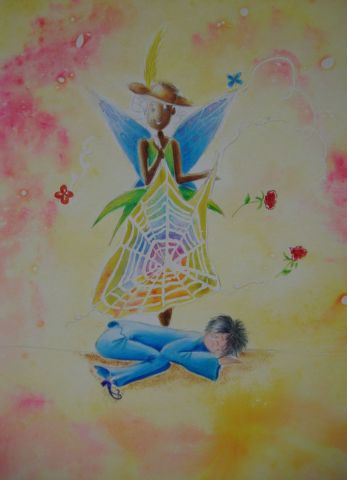 Une larme - Peinture - rosyline3 Une larme - Peinture - rosyline3