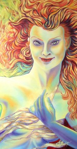 Feu (série des 4 Éléments) - Peinture - Chantale Vincelette Feu (série des 4 Éléments) - Peinture - Chantale Vincelette