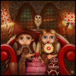 Art_numerique de PECH: Hansel et Gretel