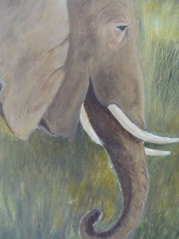 elephant - Peinture - joelle