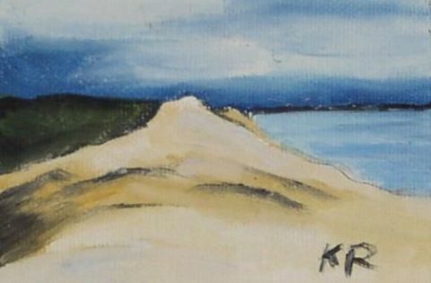 dune de sable - Peinture - kromka
