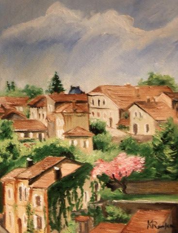 village provençale - Peinture - kromka