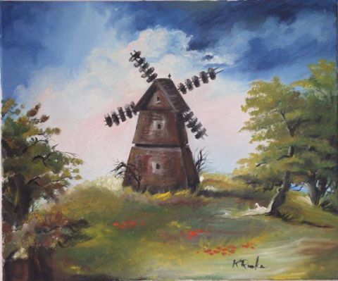 le moulin - Peinture - kromka