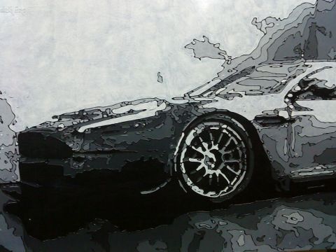 L'artiste jacquespaoletti - Aston Martin DBR9