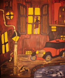 Peinture de amelie carraz: Une nuit à Cuba