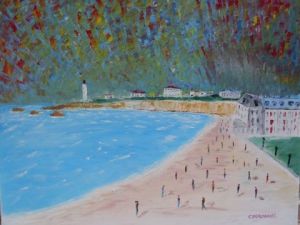 Voir cette oeuvre de maxronnel: plage de biarritz
