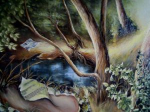 Peinture de Odile Verdier: Tant de forêts