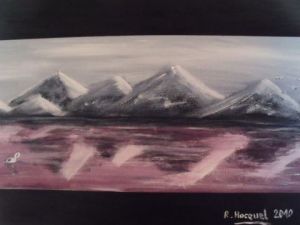 Peinture de Regis: montagnes abstraites