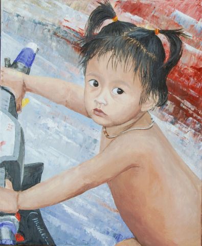 L'artiste Catherine MADELINE - Petite viêtnamienne