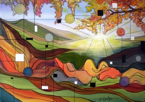 HAUT FOLIN - Peinture - ALAIN FAURE HAUT FOLIN - Peinture - ALAIN FAURE