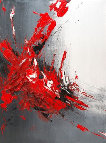 Gris flammé - Peinture - Michael Aksamit Gris flammé - Peinture - Michael Aksamit