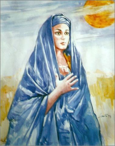 Saharienne - Peinture - Madjid SOUFI