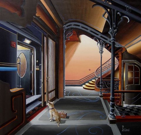 insomnie, la lumiere de mes nuits - Peinture - olamboray insomnie, la lumiere de mes nuits - Peinture - olamboray