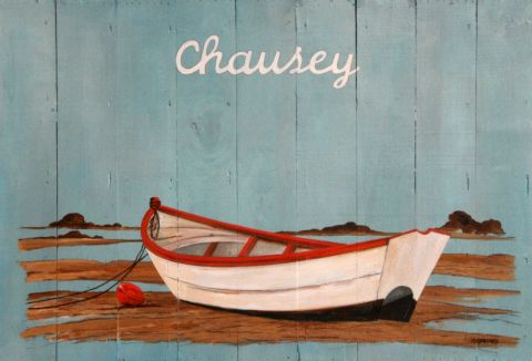 chausey - Peinture - Michel Guillard