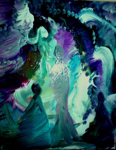 Queen of ocean - Peinture - Delawer Omar