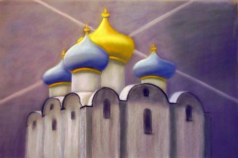 L'artiste BETTY-M peintre - toits russes