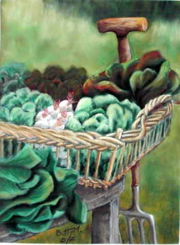 L'artiste BETTY-M peintre - les salades