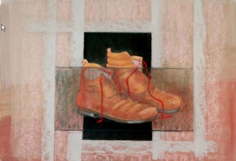 L'artiste BETTY-M peintre - les chaussures